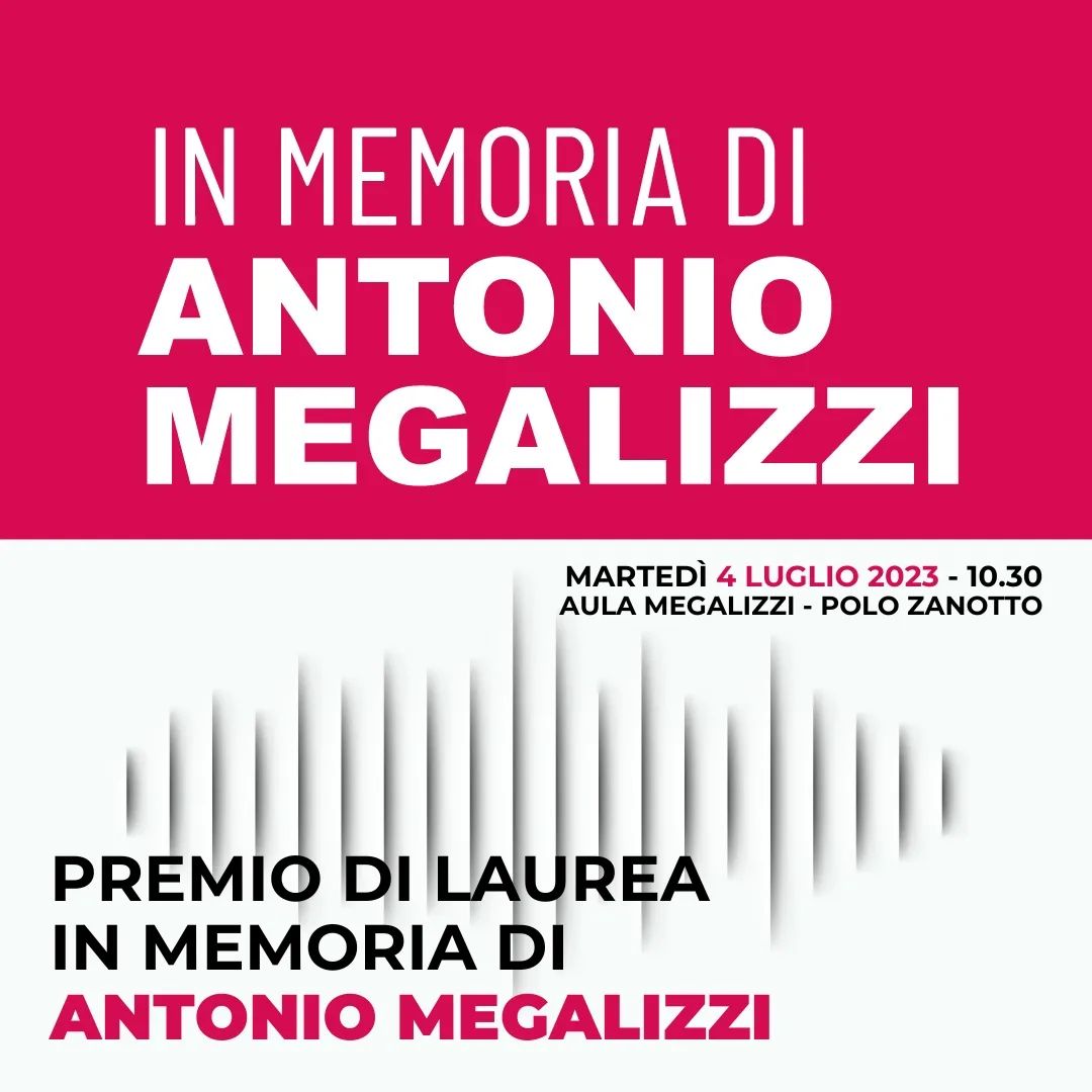 Premio di laurea in memoria di Antonio Megalizzi 